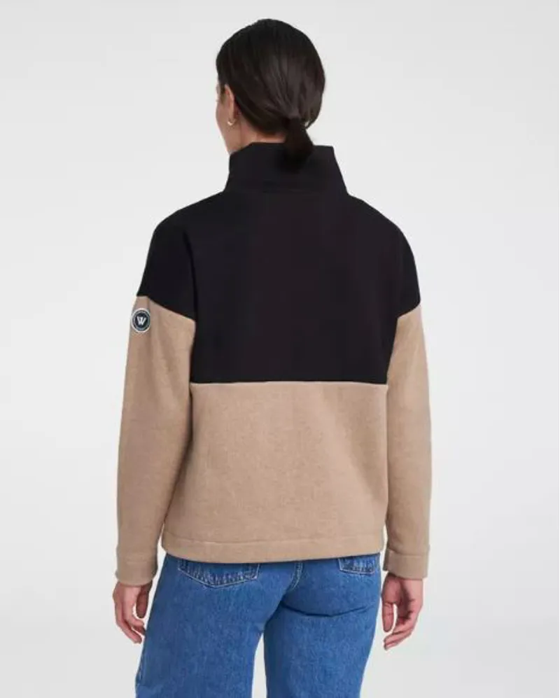 Holebrook Elin Windproof Sweater - Black Oak/ Melange-1